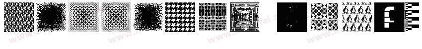 Patterns & Dots字体转换